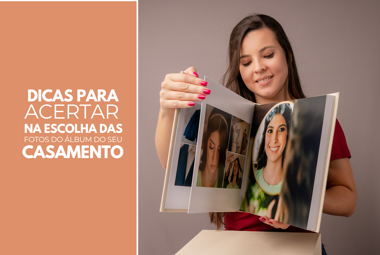 como escolher as fotos do album