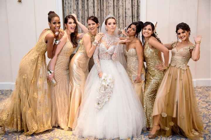 erros ao escolher vestido noiva dourado