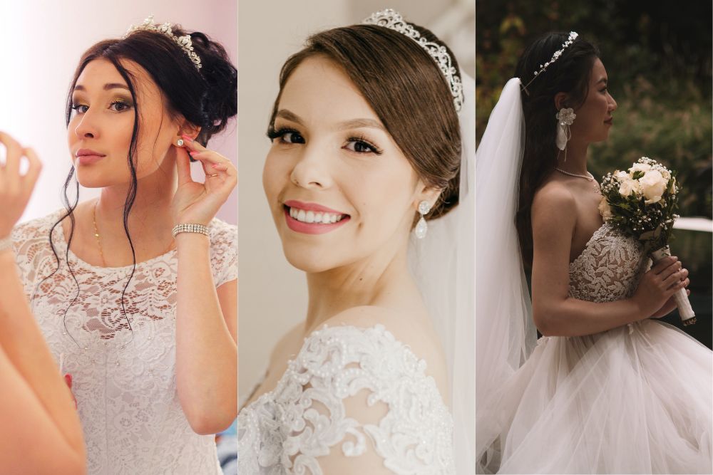 acessórios dourados versus prateados qual combina mais com vestido de noiva dourado