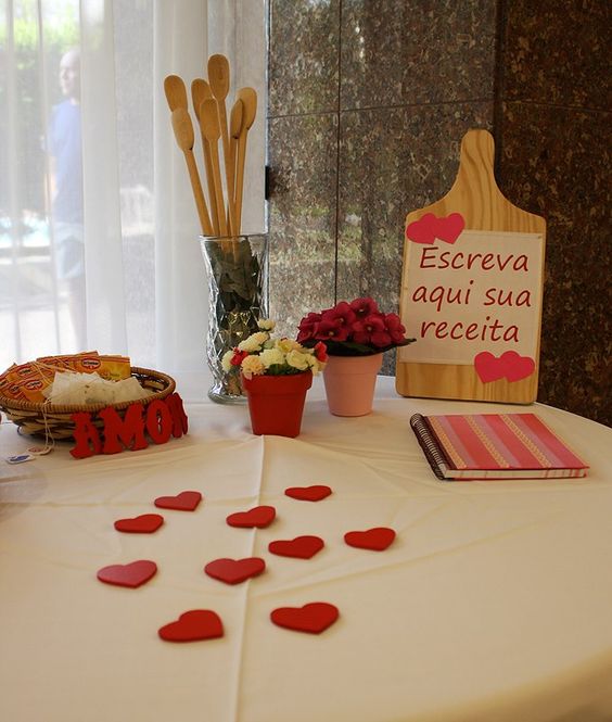 como organizar um chá de cozinha passo a passo