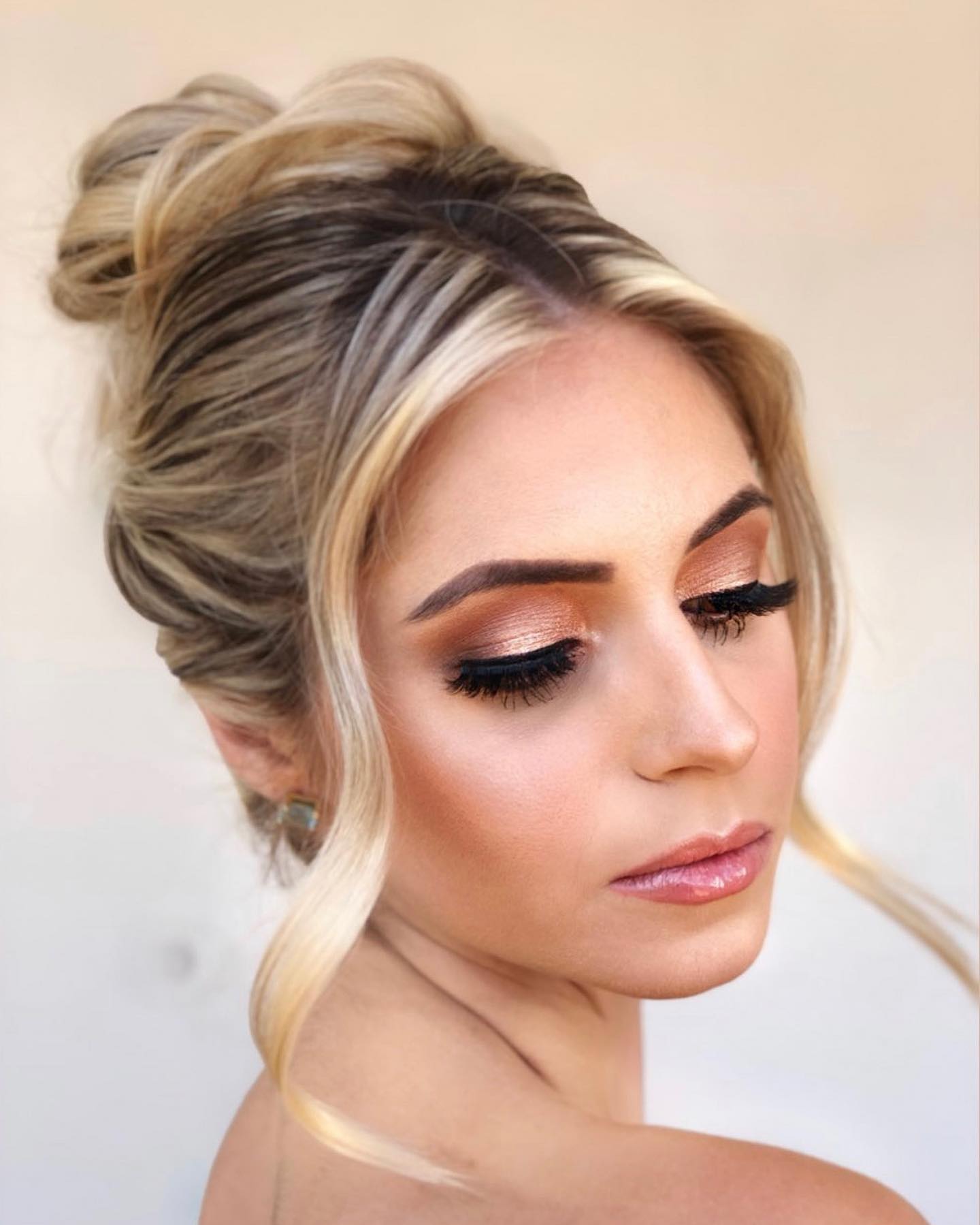maquiagem elegante casamento convidada