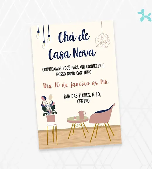 Decoração Simples e Charmosa para Chá de Casa Nova