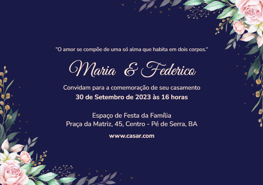 como usar o Canva para editar convite de casamento