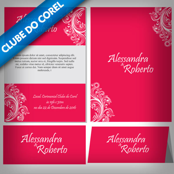 ideias criativas para convite de casamento editável
