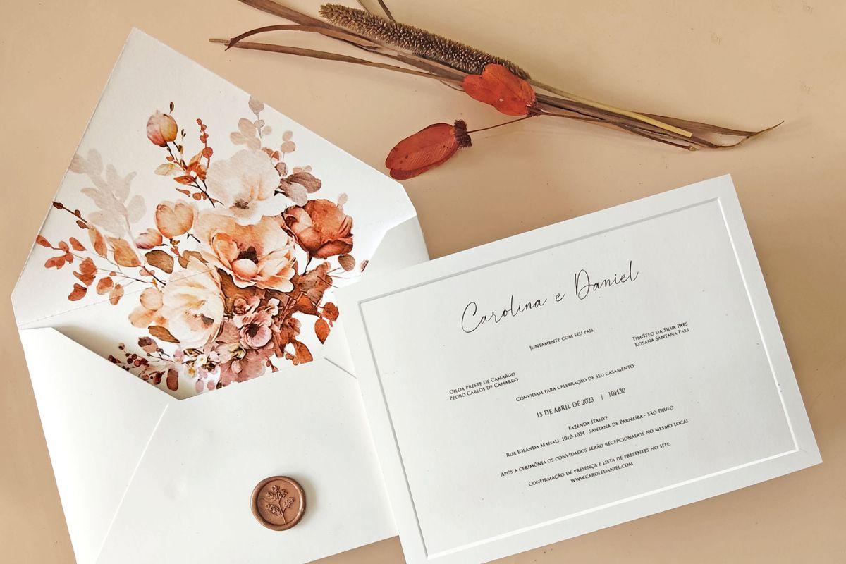 custo de convite de casamento editável