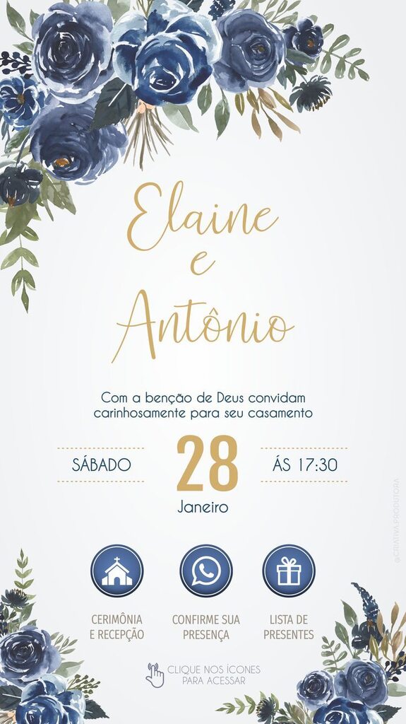como usar o Canva para editar convite de casamento