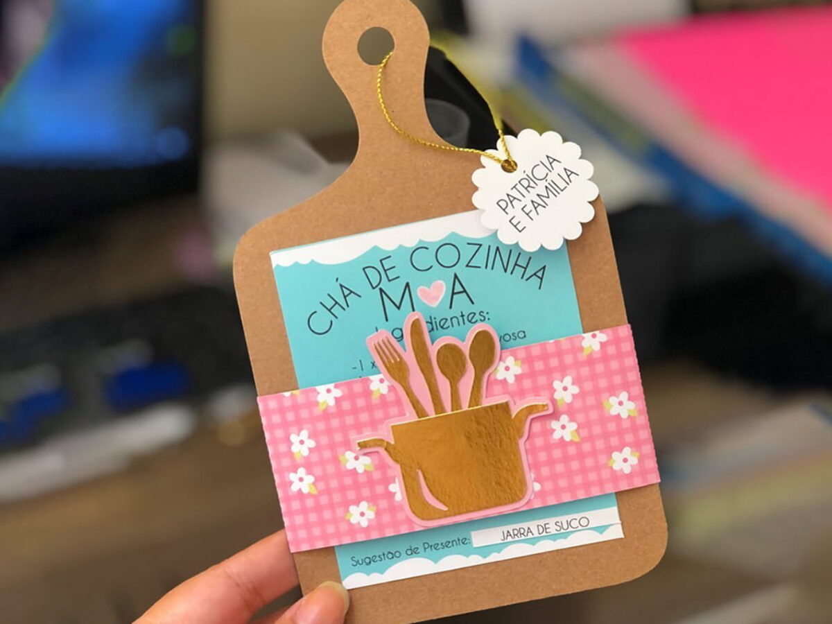 convite para cha de panela