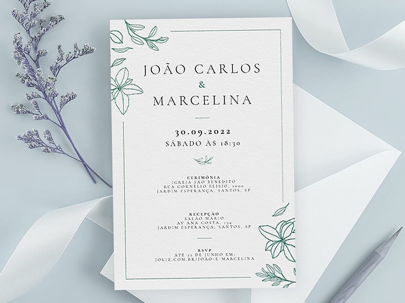 convites de casamento