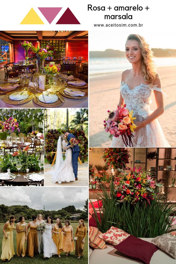 Cores de Casamento 2025 e 2026: Tendências e Previsões para o Grande Dia