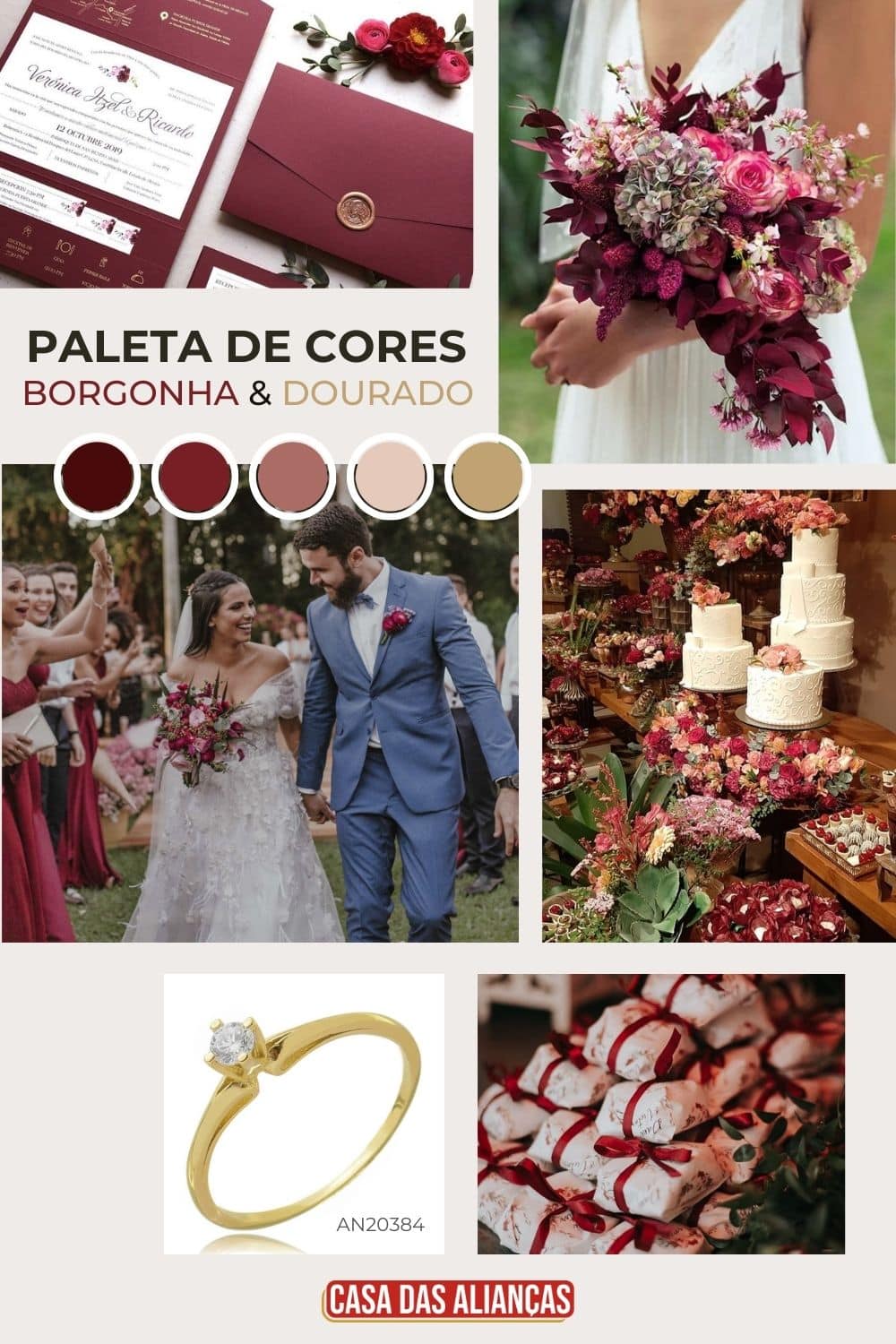cores para casamento