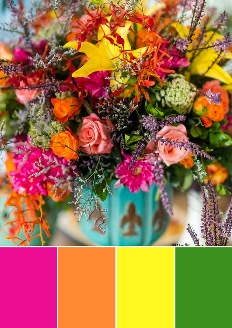 cores para casamento