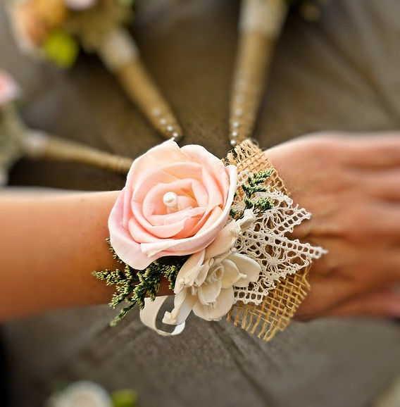 corsage para madrinhas