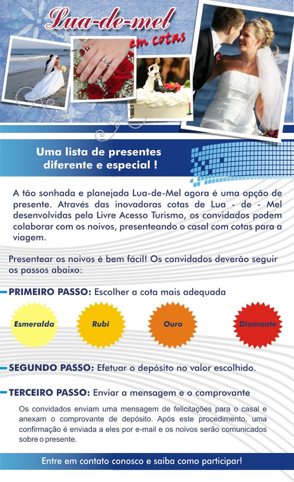 cotas de lua de mel