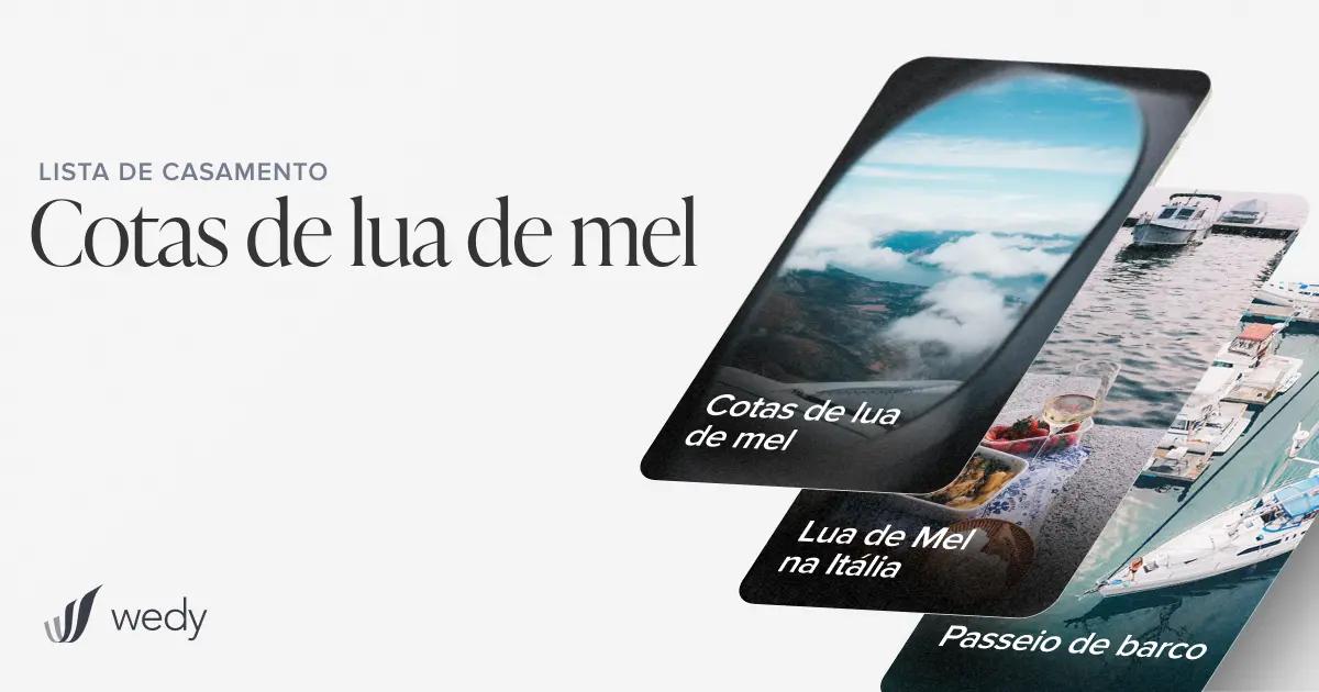 cotas de lua de mel