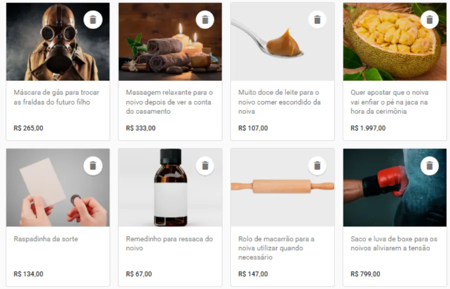 presente criativo vs presente tradicional