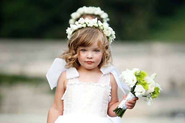 daminha de honra boho chic