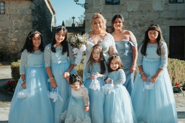 ideias de vestidos para daminha de honra