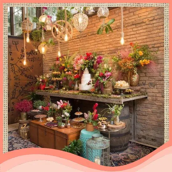 decoração casamento rústico