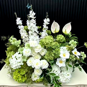 decoracao com arranjos no chao