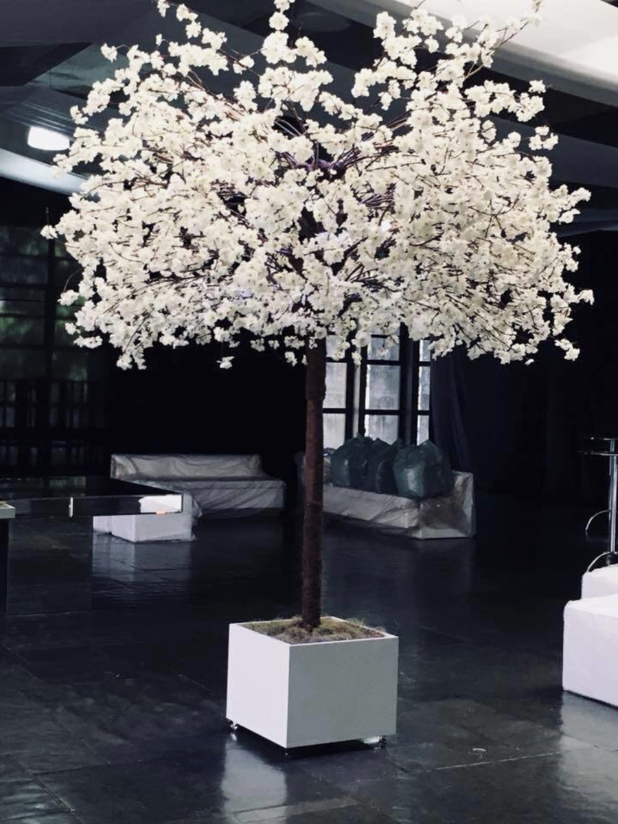 como fazer árvore francesa com galhos secos