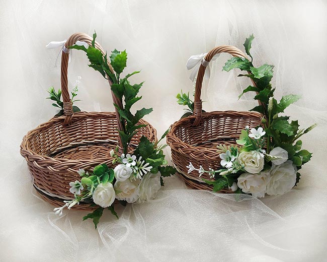 Arranjos de flores artificiais em cestos: durabilidade e beleza