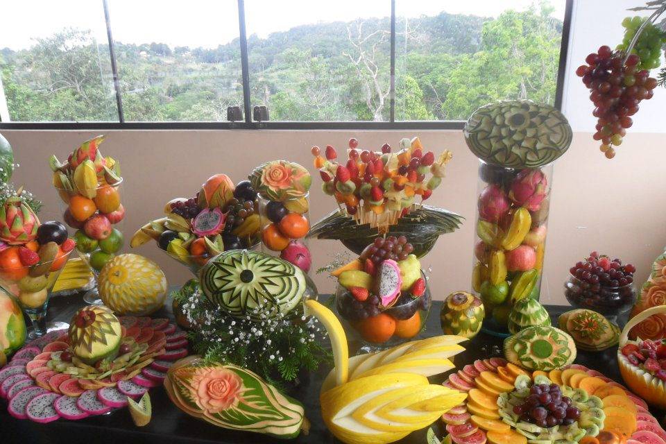 decoração com frutas para casamentos rústicos