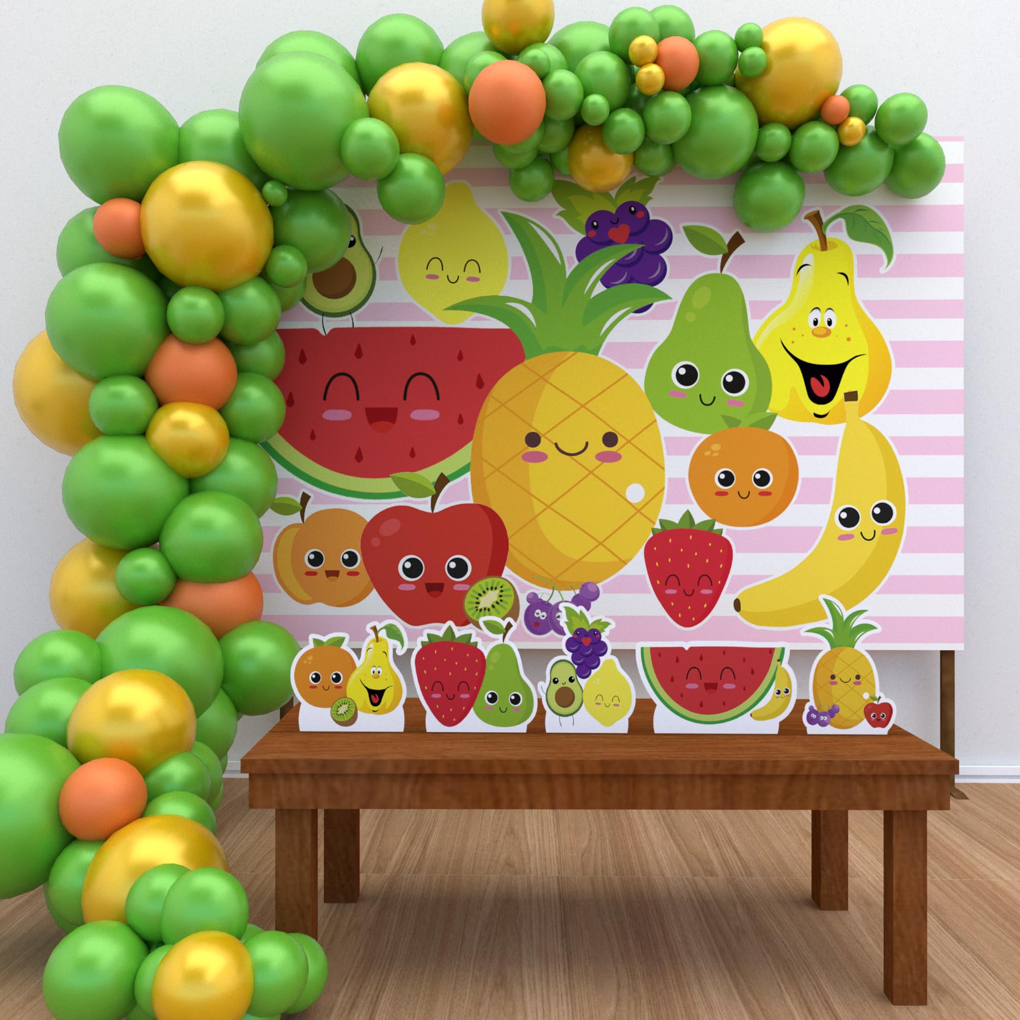 decoração com frutas para piquenique