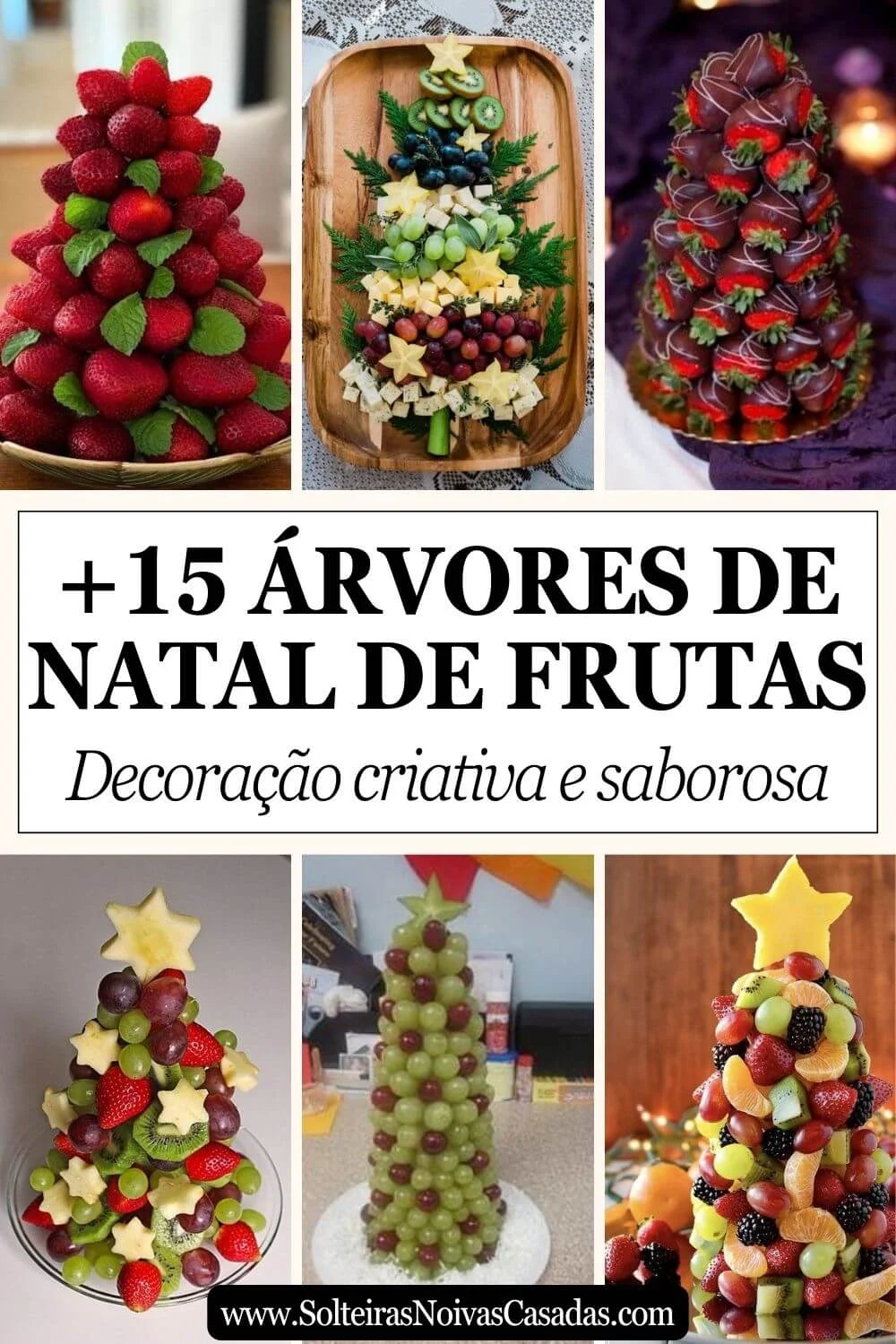 decoração com frutas tropicais