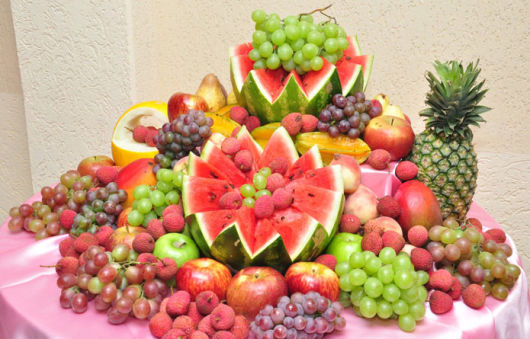 ideias de decoração com frutas