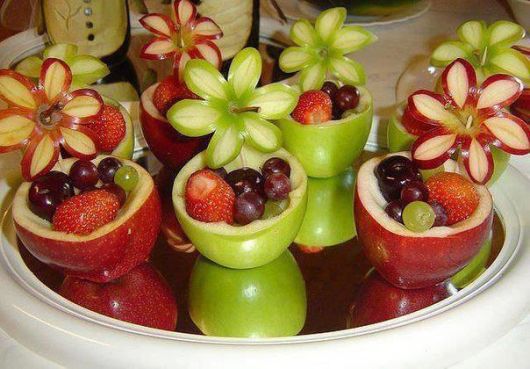 frutas na decoração de interiores