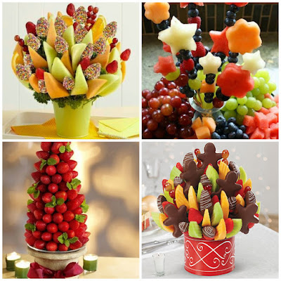frutas na mesa posta