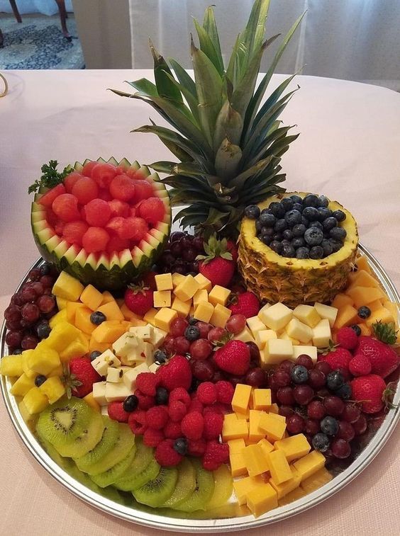 frutas para decorar eventos