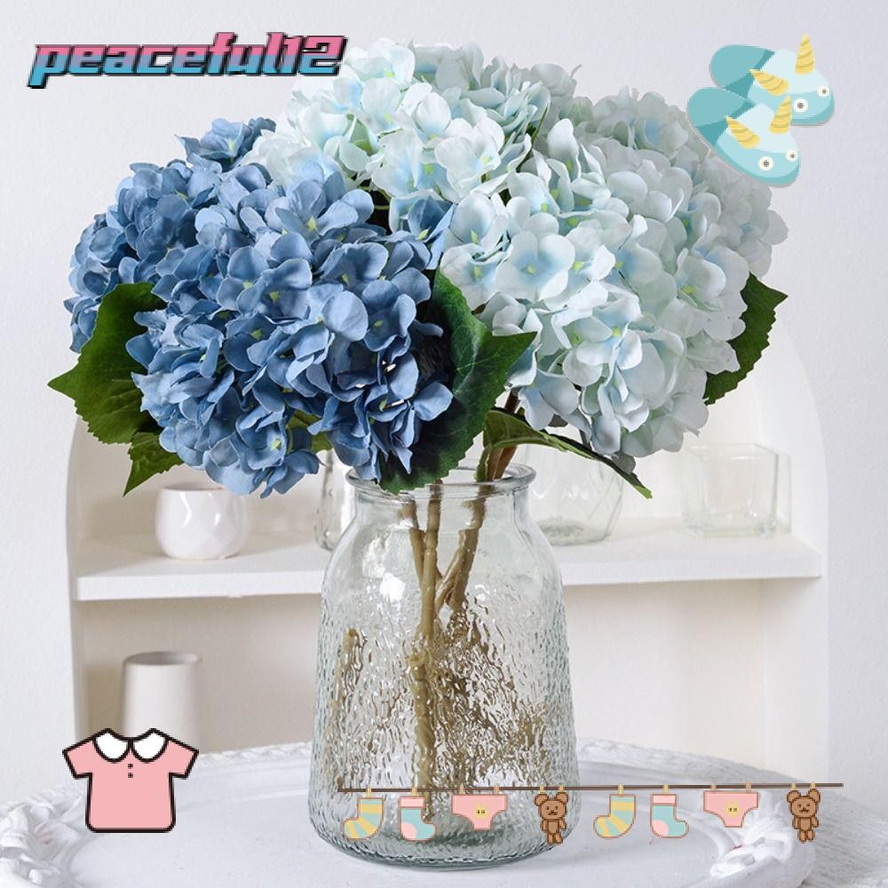 decoracao com hortensias azuis