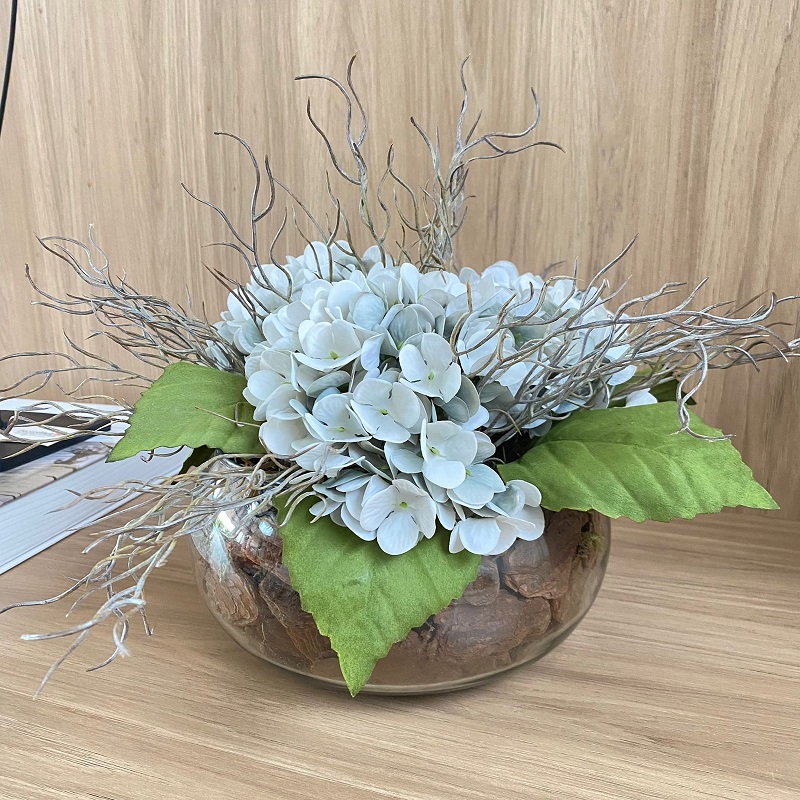 decoracao com hortensias para casamento