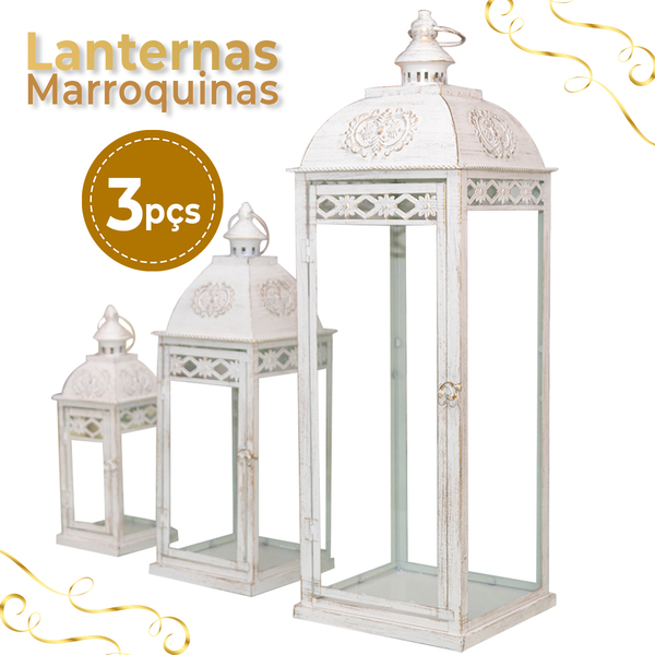 decoracao com lanternas marroquinas