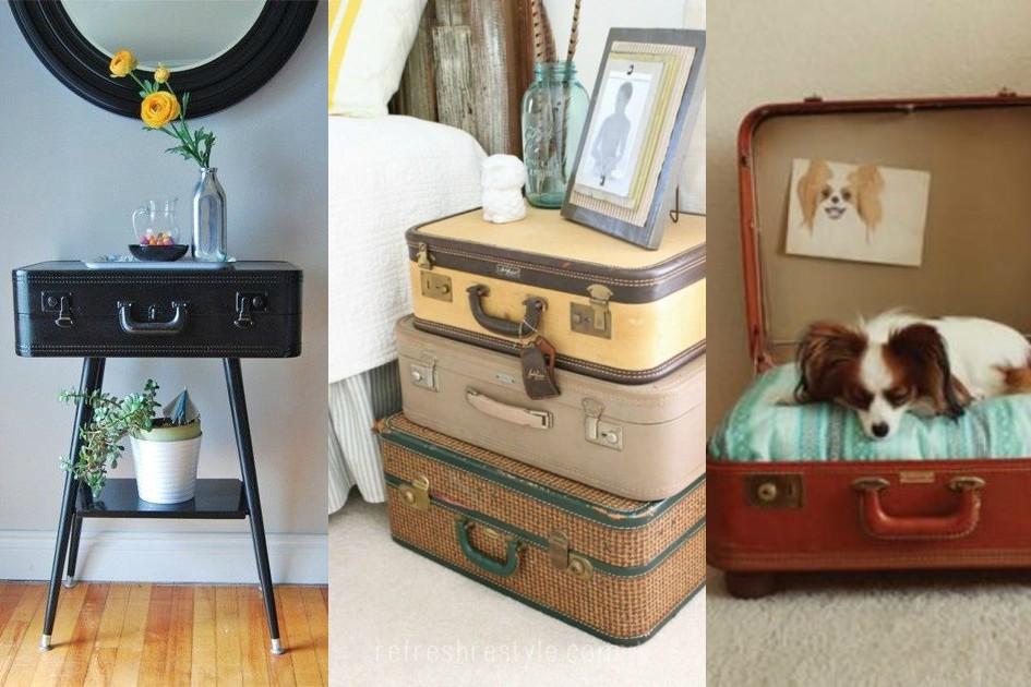 Passo a Passo: Como Restaurar e Customizar Malas Antigas para Decoração