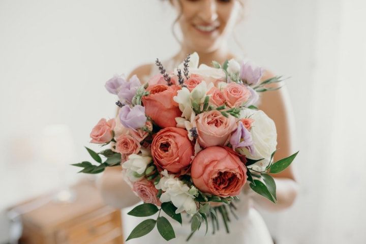 decoracao com peonias