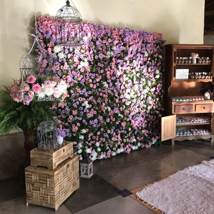 decoracao com peonias
