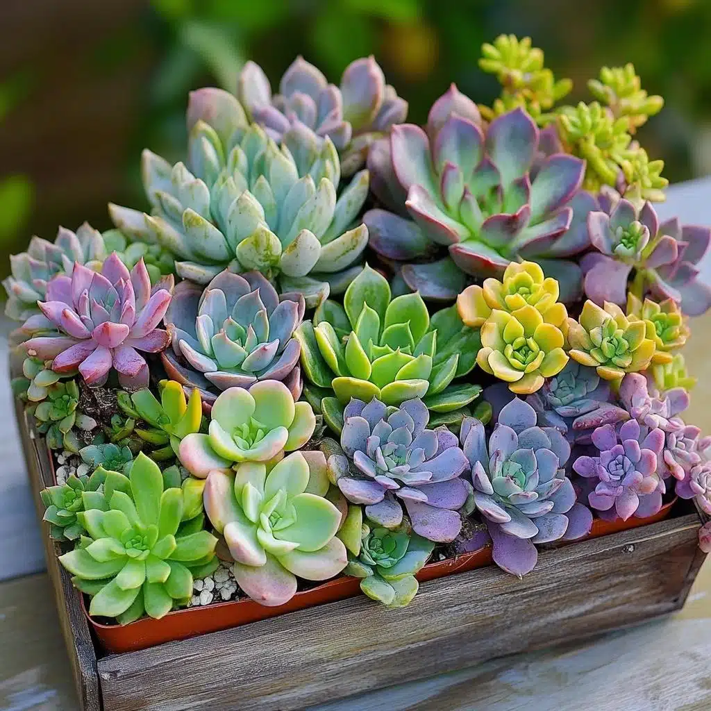 decoracao com suculentas