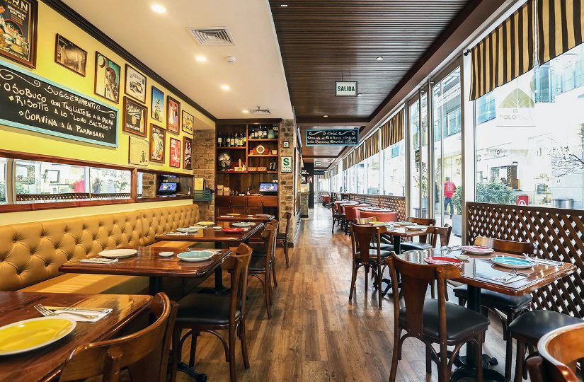 Decoração café com pufes