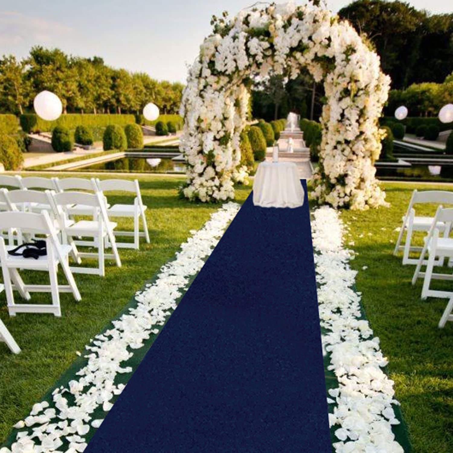 decoracao de casamento azul