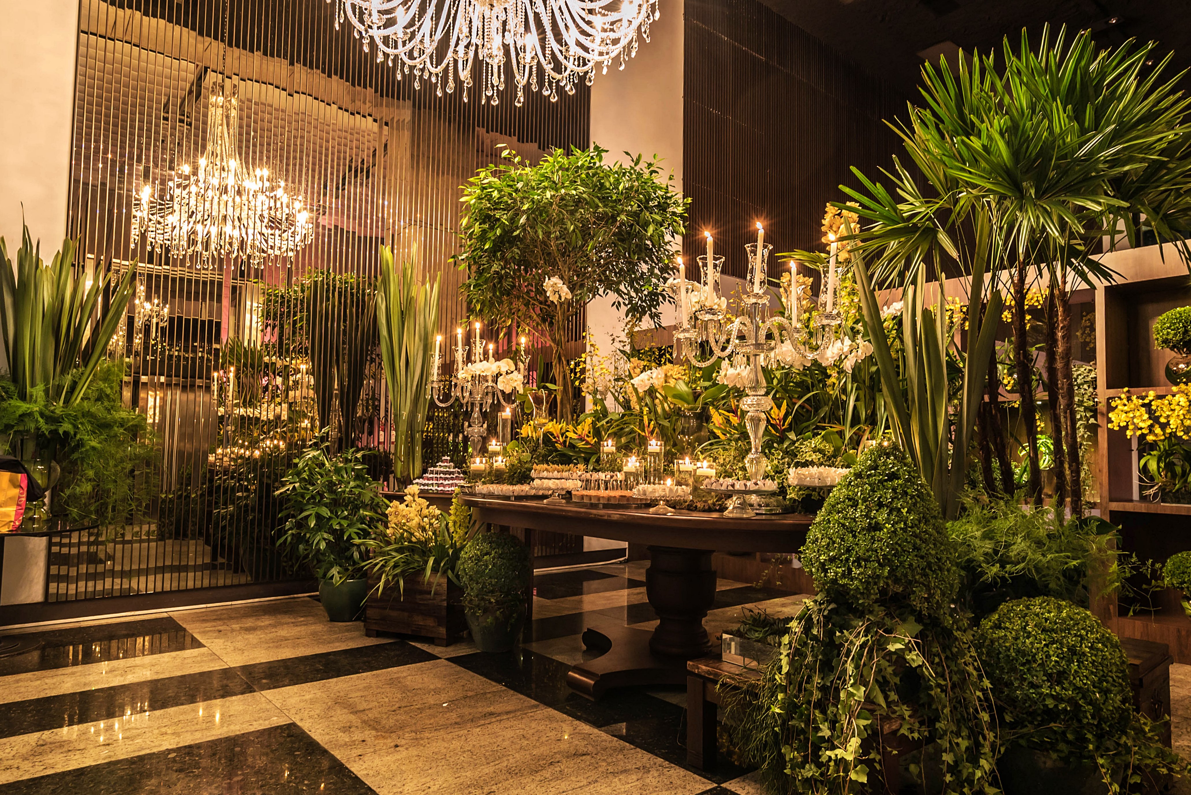 decoracao de casamento com tema botanico