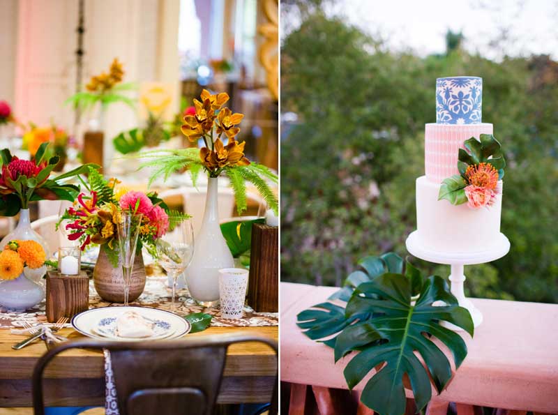 decoracao de casamento com tema botanico