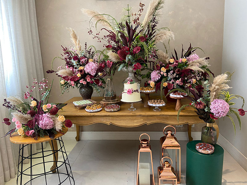 erros comuns na decoração de casamento botânico