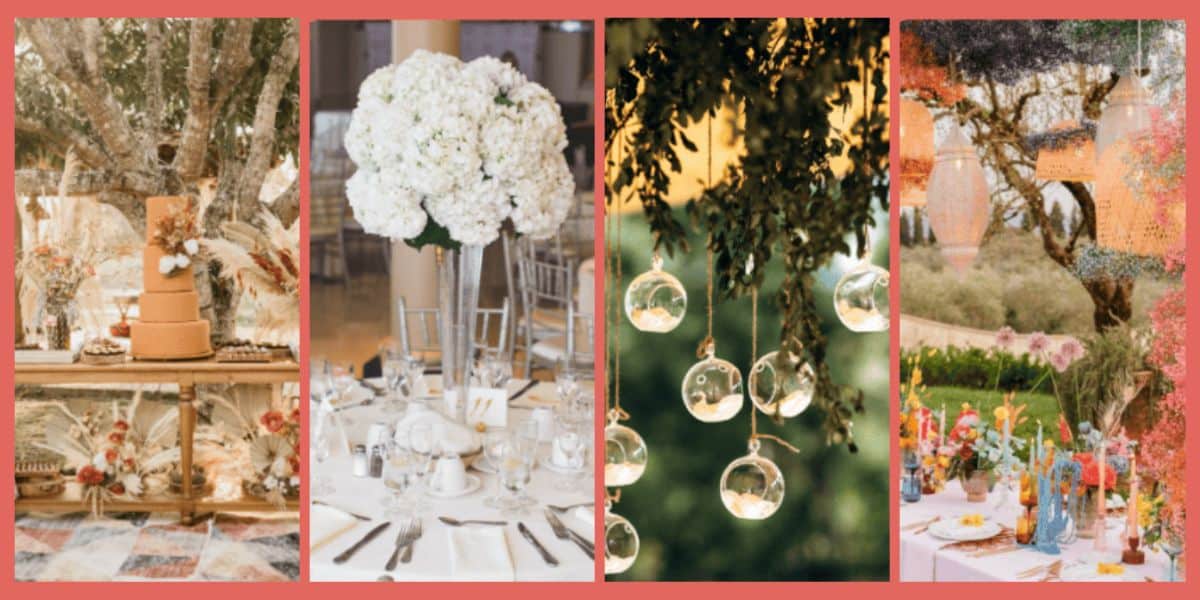 ideias de decoração de casamento eclético para inspirar