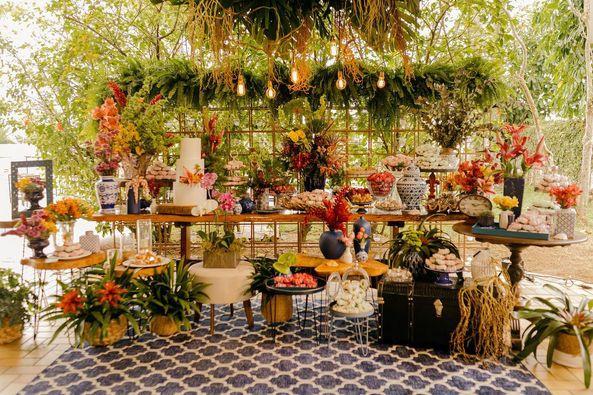como misturar móveis em casamento eclético