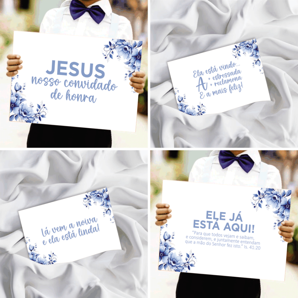 hortênsias casamento azul
