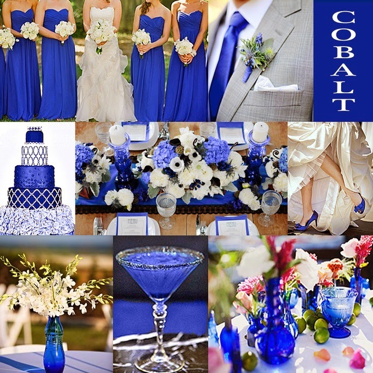 taças azuis para casamento