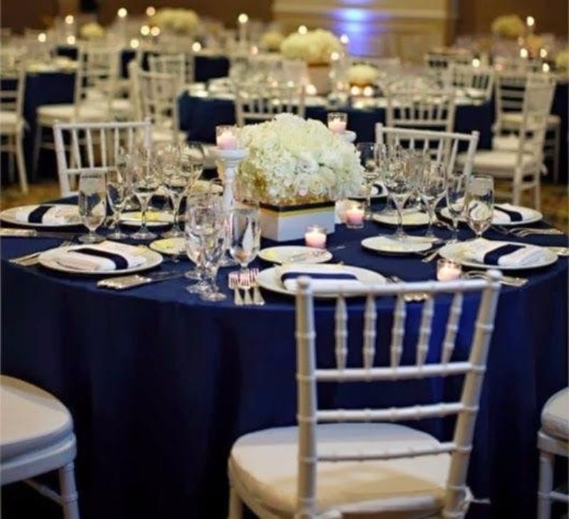 decoração de casamento azul serenity