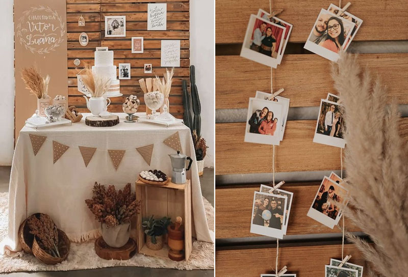 decoração de chá de casanova